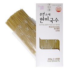 소애 현미국수 국내산 밀가루가 들어가지 않은 순곡물면, 400g, 1개