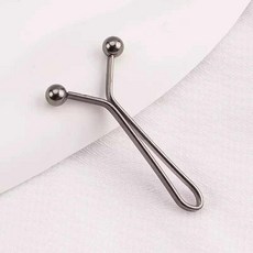 多功能隱形收腰夾 腰圍調節器 縮腰扣 絲巾夾 隱形收腰神器, 1個, 收腰夾-鐵灰色, 鐵灰色