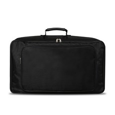 설정 대형 스타일 기타 페달 보드 가방 휴대용 효과 페달 보드 케이스 페달 보드 기타 페달 유니버설 가방, 하나, 검정