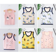 現貨《加絨背心 I2J》秋冬加絨加厚寶寶保暖背心牛奶絲卡通馬甲兒童可愛打底背心