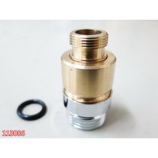 水龍頭轉換接頭 淨水器轉換器 加長雙外牙 16mm外細牙轉4分外牙 086, 1個