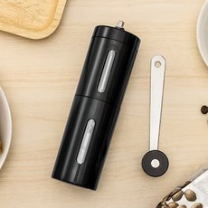 高精密不鏽鋼 手搖磨豆機, 曜石霧黑, 1個