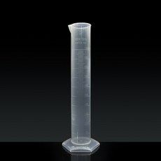 1000ml 눈금 PVC 메스실린더 액체 부피측정 실험용기 원통형 기구 실험도구 실험실 체적