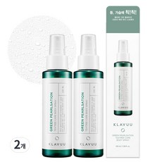 클라뷰 그린 펄세이션 티트리케어 바디스프레이, 2개, 100ml