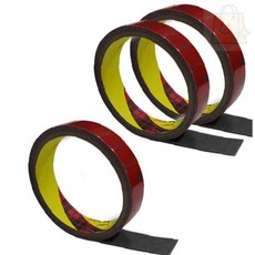 3M 차량용 테이프 강력 폼 테이프 18mm 1M 3개, 상세페이지참조