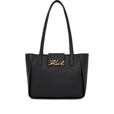 칼 라거펠트 스몰 로고 디테일 토트 백