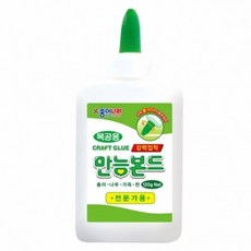만능 목공 풀 120g 공예 종이 우드 접착 다용도 문구 만들기 슬라임 재료, 1개