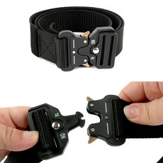 원터치 밀리터리 전술 서바이벌 벨트 허리띠