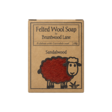 Bruntwood Lane 羊毛氈皂 檀香, 100g, 1個