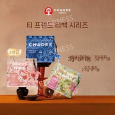CHAGEE 티백자스민 리치티백 꽃차 장원영밀크티 허브차 콜드브루 블랙 기념품 3팩, 보야+리치+비엔티안 각 1개, 3g, 8