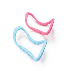 요가용품 소도구 롤러 지압 요가링 필라테스링 롤링 마사지, 블루, 블루, 1개