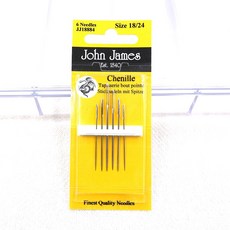 마미쏘잉/ 프랑스자수 울사바늘 18/24호/ 영국 존제임스, 1개