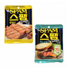 추석선물구성 CJ스팸 싱글 80g (클래식/라이트) 5개 묶음