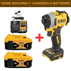 디월트 DCF850 임팩트 드라이버 전동 20V 브러시리스 무선 3250RPM 고토크 공구, 03 2Battery 1Charger-eu