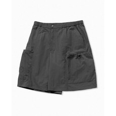 디미트리블랙 DIMITRI BLACK 사이드포켓 하프 팬츠 다크그레이