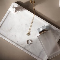 W.wear 大理石紋飾品托盤，多用途置物盤攝影擺拍道具