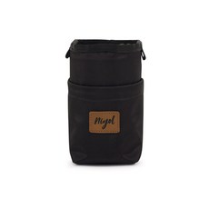 Niyol 니욜 스템백 라이딩백 브롬톤 미니벨로 자전거 가방, 블랙, 1개