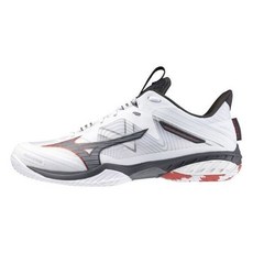 Mizuno Wave Claw Neo 2 男女羽球鞋 寬楦 止滑 白黑 [71GA227003]