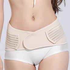 亮點生活 三件式束腹帶 透氣舒適護腰 XXL號 膚色