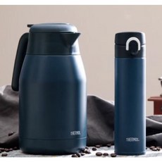 膳魔師不鏽鋼按壓式保溫壺1500ml 輕量彈蓋保溫瓶400ml套組(THS-1501 JNI-401), 1個