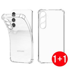 갤럭시 S25FE 케이스 1+1 젤리 실리콘 카메라커버 S731