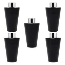 캔들 디퓨저 용기 고급 유리병 화병, 디퓨저용기, 블랙 100ml 5개