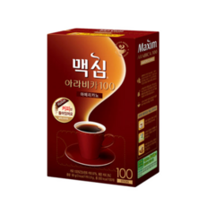맥심 아라비카 솔루블 커피믹스 100T(무설탕), 100개입 × 1개 쿠11 1041448, 1개