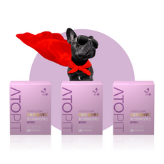 반려동물을 위한 아토핏 강아지고양이 포스트바이오틱스 블루베리 컬러푸드 유산균 3박스, 30회분, 장건강/유산균, 3개