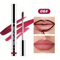 Romantic Beauty 撕拉脣線筆 啞光防水 持久不掉色, 1個, 銷售，購買等同默認公司免責聲明）,2.5g
