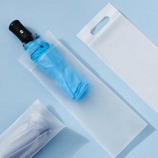 우산 보관 가방 반투명 방수 접이식 보관가방 10개팩, 10개, 단품