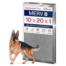 18X24X1 정전기 공기 필터 MERV 8 재사용 LIFESUPPLYUSA 에너지 지속되는 가능한 오래 절약 청소하기 AC/HVAC 세척 가능 용광로 쉽고, 1Pack, 12" x 12" x 1"