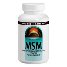 SOURCE NATURALS MSM+維他命C錠, 1個