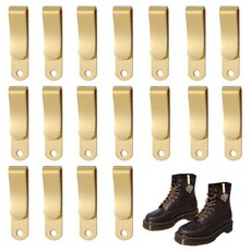 SUNNYCLUE 1박스 20피스 신발 참 클립 장식 빈 스니커즈 부츠 주얼리 후크 하이 탑 여성 DIY 공예용 실버 258793 8753092411, SUNNYCLUE 1 Box 20pcs Shoe Cha, 골드