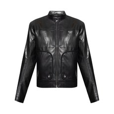 MISBHV 가죽 지퍼 재킷