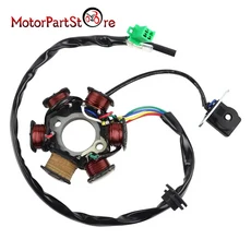 GY6 125cc 산 ATV 쿼드 더트 바이크 버기 스쿠터 타오타오 4행정 모페드용 6코일 5선식 스테이터 마그네토