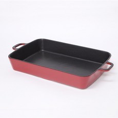 HoReCa 電磁爐適用雙耳方形輕量煎鍋, 1個, 390 x 258 x 65mm