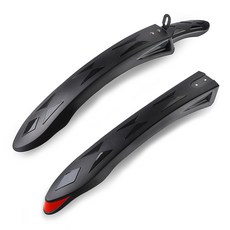 시그니처베이지 자전거 물받이 흙받이 머드 가드 YPZ035, 블랙, 1개