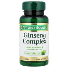 네이처스바운티 생강 복합제 75 캡슐 NRT-11932, 1개