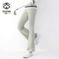 [순이야] S.여성 골프 뱃살커버 부츠컷 스판 팬츠