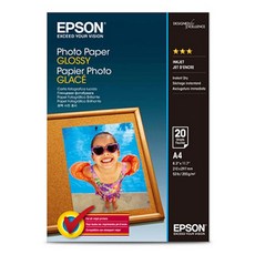 [EPSON] 엡손 광택 포토용지 S042538 [A4/200g/20매] 유광택 포토용지 용지규격A4 잉크젯전용지 20매1권, [A6/200g/100매]
