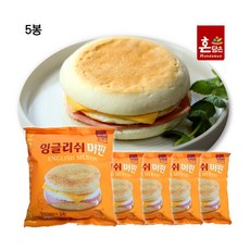 한맥 잉글리쉬머핀 140g 냉동모닝빵, 5개