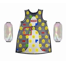 예쁜앞치마 미술앞치마 투명 메쉬앞치마 Msjr9+1TLe