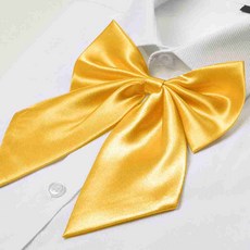 유니폼 리본 넥타이 옐로우 나비넥타이