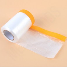 마스킹 테이프 보양비닐 15M 55cm 투명비닐테이프 페인트커버링테이프, 110cm, 1개