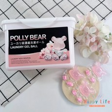 幸福泉Polly Bear夏戀櫻花洗衣凝球, 1個