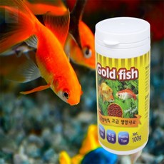 산프로컬렉션 골드피쉬 통 100g 금붕어사료대용량, 1