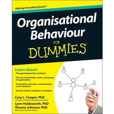 (영문도서) Organisational Behaviour For Dummies Paperback, English, 9781119977919