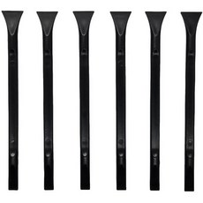 스크레이퍼 소형 플라스틱 도구 좁은 공간과 틈에 사용 기름 얼룩 라벨 음식 먼지 페인트 등을 제거하는 데 적합 (스크레이퍼 6개), 동일한 스크레이퍼 6개