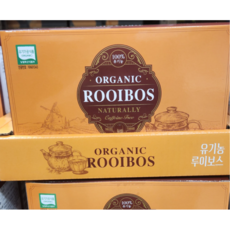 유기농 루이보스티, 2개, 120개입, 2.5g