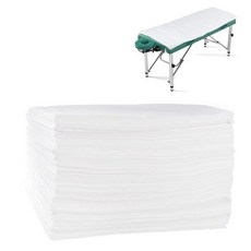 일회용 침대 시트 35개 80 x 180.1cm(31.5 71인치) 마사지 테이블 시트 방수 커버 부직포 원단 스파 타토 속눈썹 침대용 213020, 35 pcs